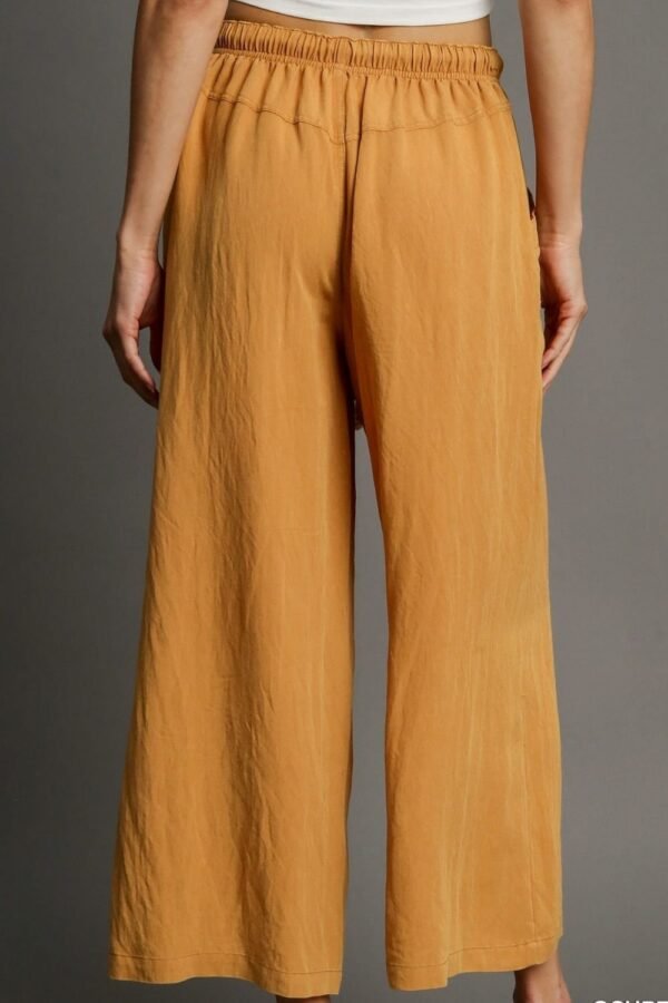 Umgee USA Umgee Full Size Rope Drawstring Wide Leg Pants Plus Size - Image 2