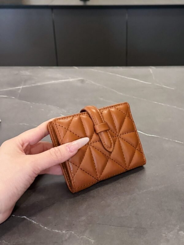 Yeppi PU Leather Solid Color Card Case