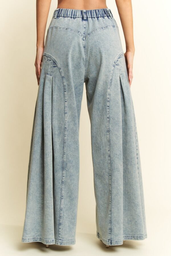 Jade By Jane Jade By Jane High-Waist Pleated Wide Leg Jeans - Image 4