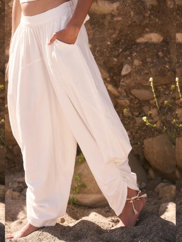 Obligated Round Neck Top and Wide Leg Pants Set - Image 8