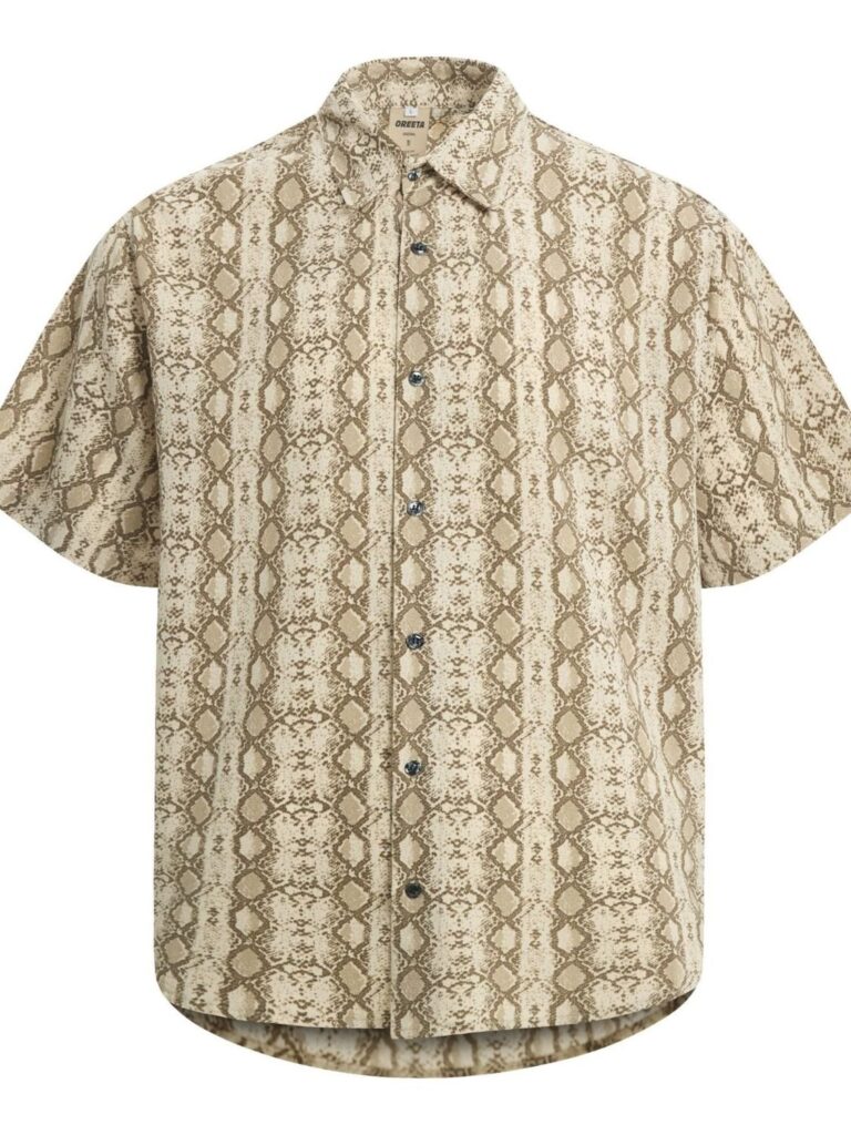 Sleek Edge Men's Short Sleeve Button-Up Shirt