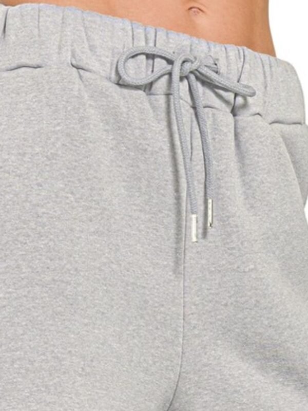 Zenana Zenana Fleece Drawstring Short Pants With Pockets - Image 4