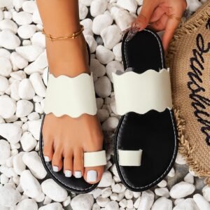 Classy Ballet Flats Toe Loop Flats Sandals