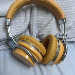 E7 Active Noise Cancelling Bluetooth Over-ear Headphones, Yellow