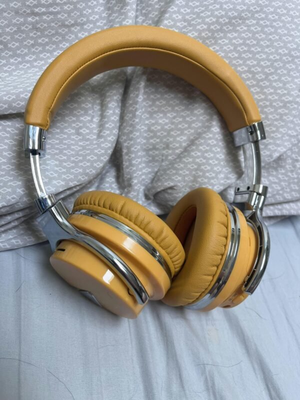 E7 Active Noise Cancelling Bluetooth Over-ear Headphones, Yellow