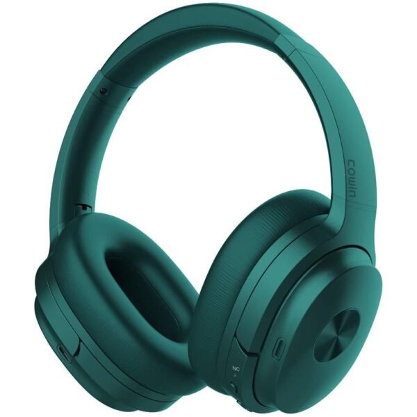 SE7 Dual Feedback Active Noise Cancelling Bluetooth Headphones, Teal - Image 2