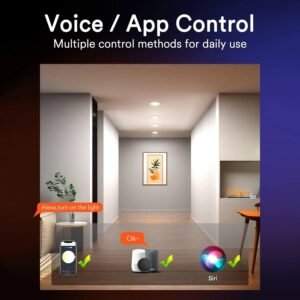 Wi-Fi Smart Canless Recessed Lighting 6 inch 4 PCS