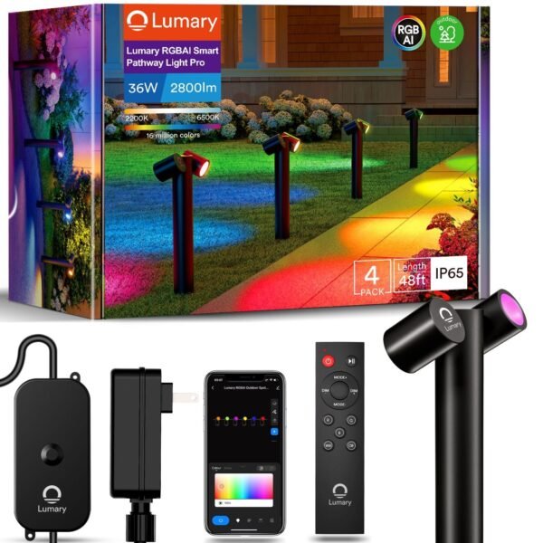 Smart RGBAI Pathway Lights Pro (4Pack) - Image 5