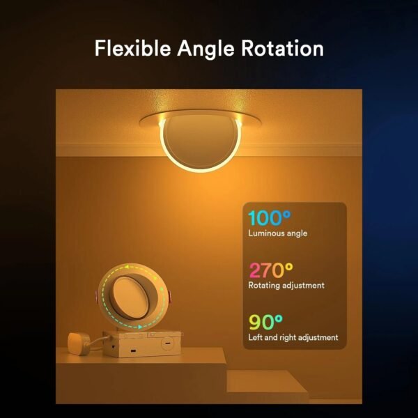 Smart RGB Gimbal Light Ultra 4 Inch - Image 3