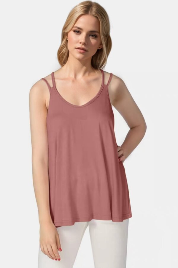Basic Bae Basic Bae Bamboo Scoop Neck Double Spaghetti Straps Cami - Image 8