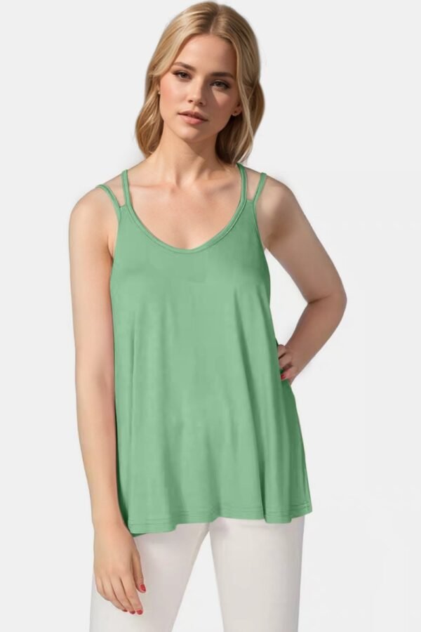 Basic Bae Basic Bae Bamboo Scoop Neck Double Spaghetti Straps Cami - Image 4