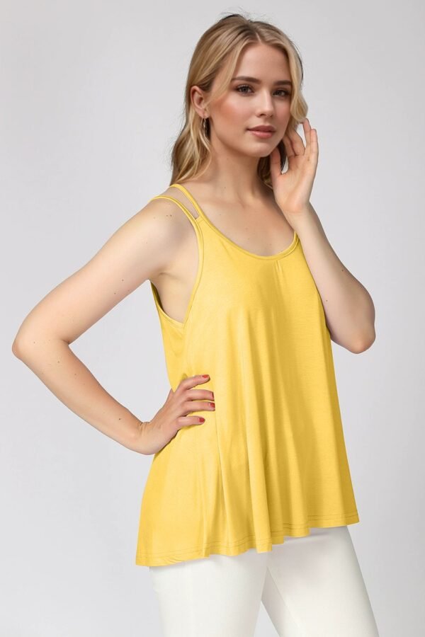 Basic Bae Basic Bae Bamboo Scoop Neck Double Spaghetti Straps Cami - Image 2