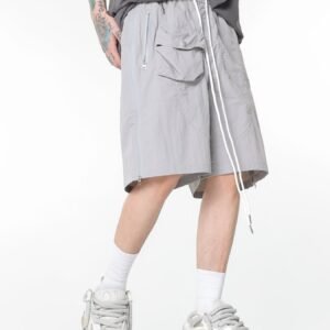 Drawstring Cargo Shorts