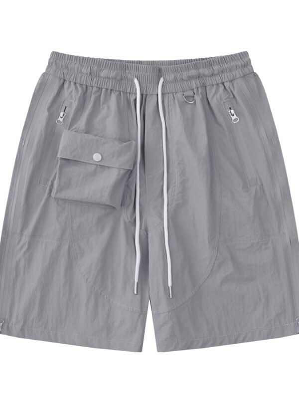 Drawstring Cargo Shorts - Image 3