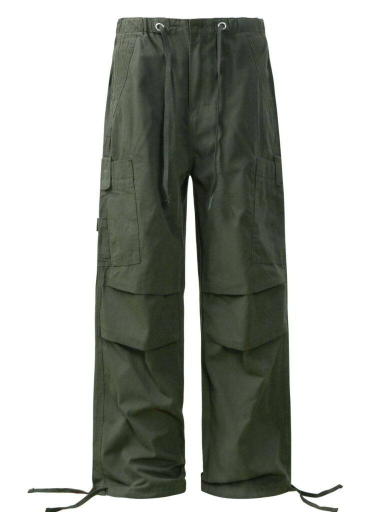TrendMaster Men's Cargo Pants with Drawstring Hem