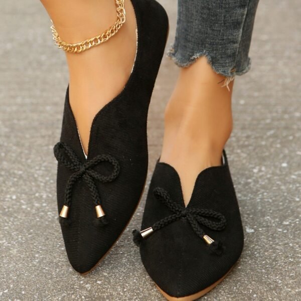 Classy Ballet Flats Point Toe Flats Slip-Ons - Image 3