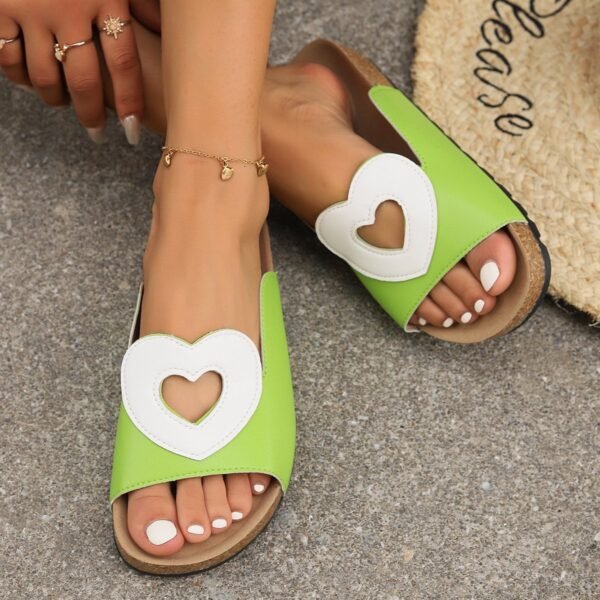 Classy Ballet Flats Open Toe Platform Sandals - Image 3