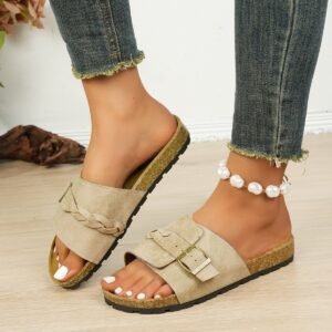 Classy Ballet Flats Open Toe Platform Sandals
