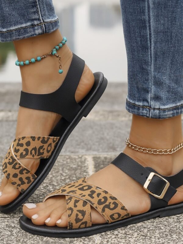 GraceStep Crisscross Ankle Strap Sandals - Image 3