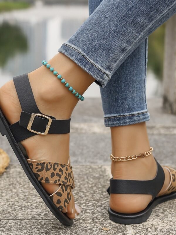 GraceStep Crisscross Ankle Strap Sandals - Image 5