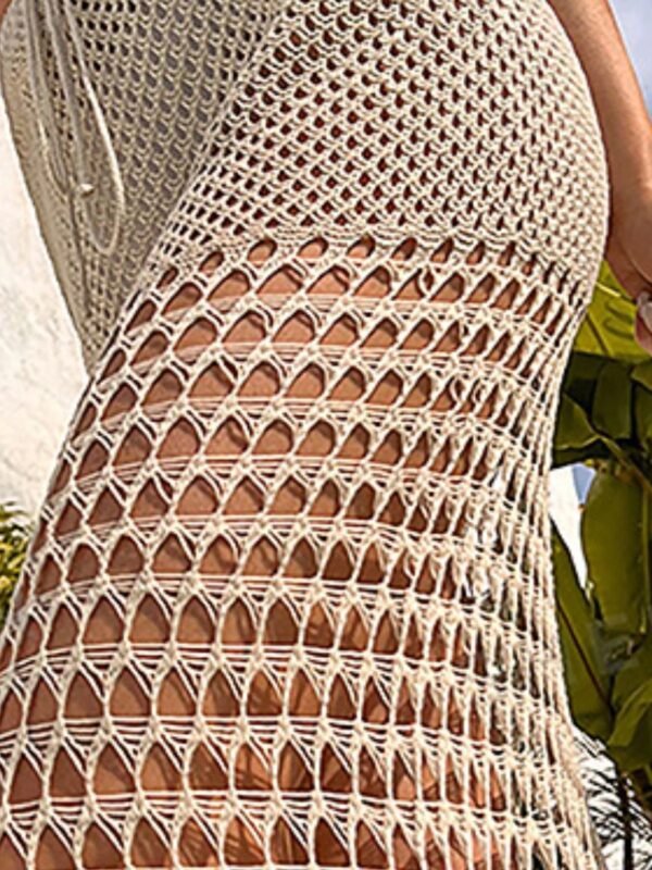 D&J Apparel Tied Hollow Out Cover-Up Skirt - Image 2