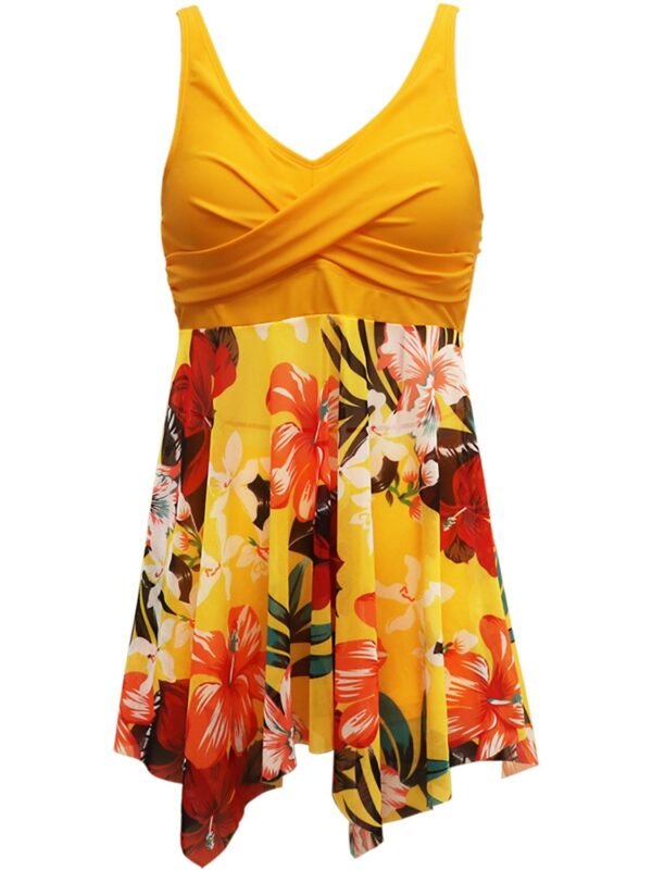 Hiyo Fashion Printed Wide Strap Two-Piece Swim Set - Image 4