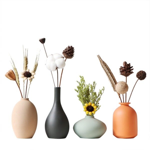 Ceramic Vase Living Room TV Cabinet Flower Stand - Image 5