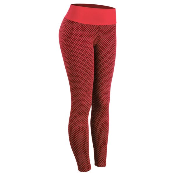 Plaid Leggings Fitness Yoga Pants Women's Seamless High Waist Breathable Gym Leggings - Image 8