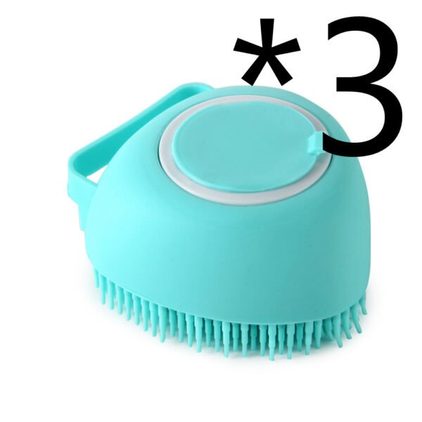 Silicone Dog Bath Massage Gloves Brush Pet Cat Bathroom Cleaning Tool Comb Brush For Dog Can Pour Shampoo Dog Grooming Supplies - Image 6