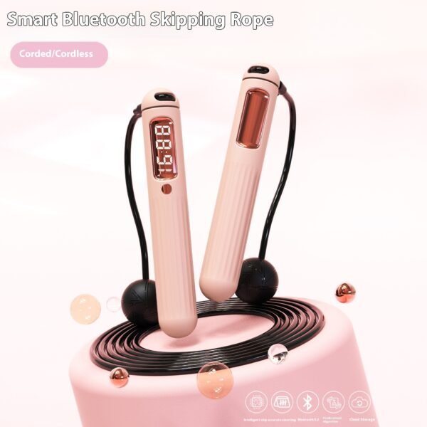 Smart Bluetooth Skipping Rope With CounterFitness Weight Bearing Ball - Image 2