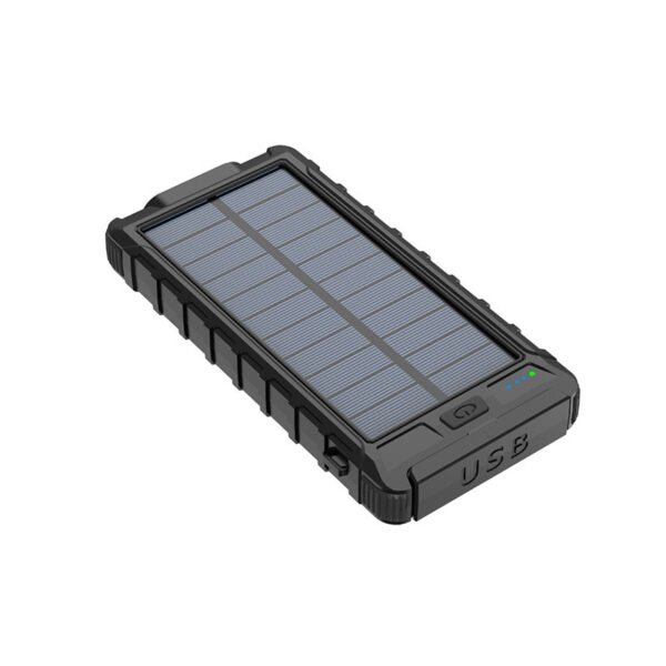 New solar wireless power bank Outdoor PD fast charging ultra-large capacity 20000 mAh power bank - Image 5