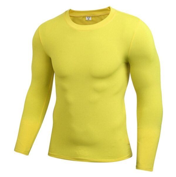 Men's Blank Long Sleeve Compression Top - Image 6
