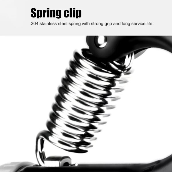 Single Pack Professional Hand Grip Strength Trainer, Carbon Fiber Foam Arm Muscle Finger Rehabilitation Fitness Equipment Hand Grip Strength Power Trainer Gripper Strengthener Adjustable Gym Exerciser - Image 5