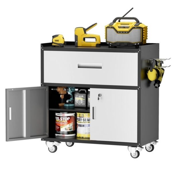 Metal Garage Cabinet, Rolling Tool Box With Wheels, Banned Platform Temu - Image 9
