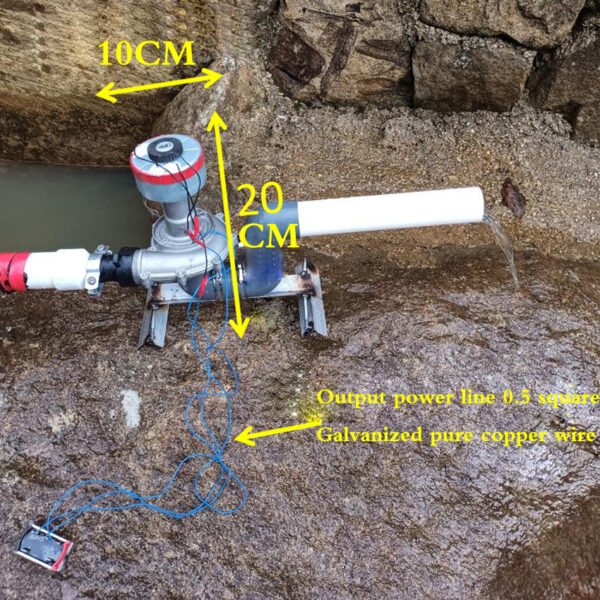 Micro Hydroelectric Generator 500 Watts 50hz 220 Volts High Power With Monitoring TV Lighting Computer Outdoor - Image 2