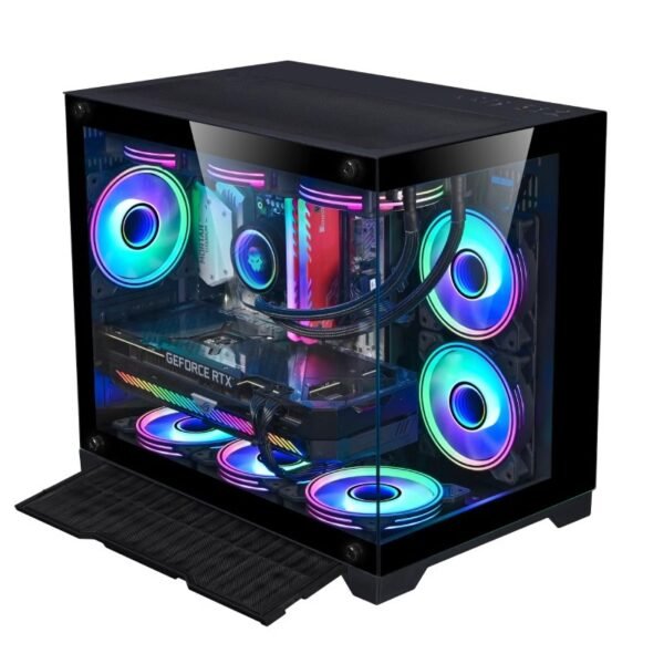 Panoramic Glass 360 Water-cooled Desktop Computer Host - Image 5