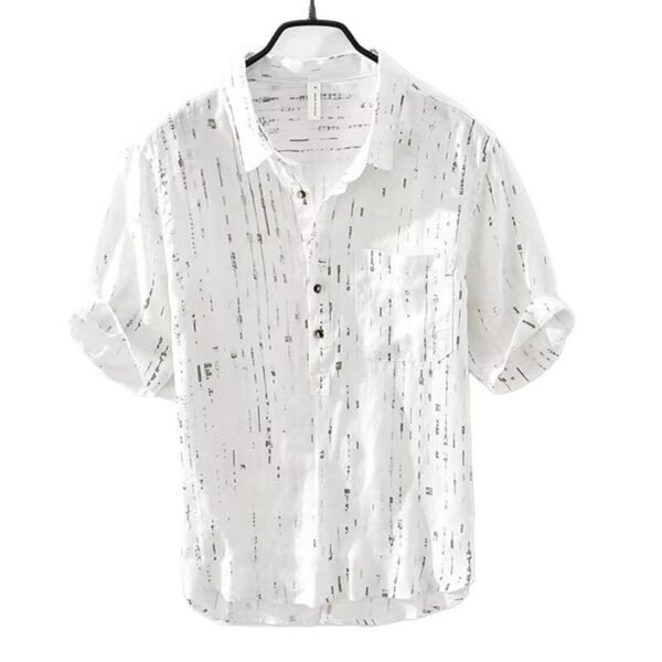 Summer Menswear Pu Shuai Short-sleeved T-shirt Lapel Polo Shirt - Image 7