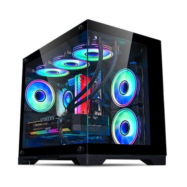 Panoramic Glass 360 Water-cooled Desktop Computer Host - Image 4