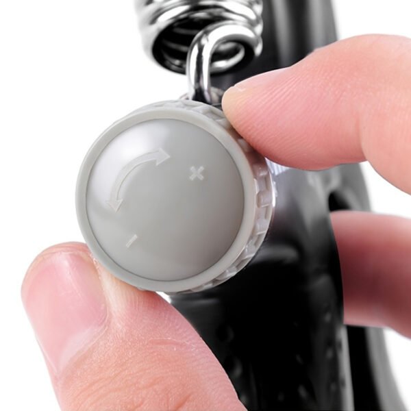Single Pack Professional Hand Grip Strength Trainer, Carbon Fiber Foam Arm Muscle Finger Rehabilitation Fitness Equipment Hand Grip Strength Power Trainer Gripper Strengthener Adjustable Gym Exerciser - Image 2