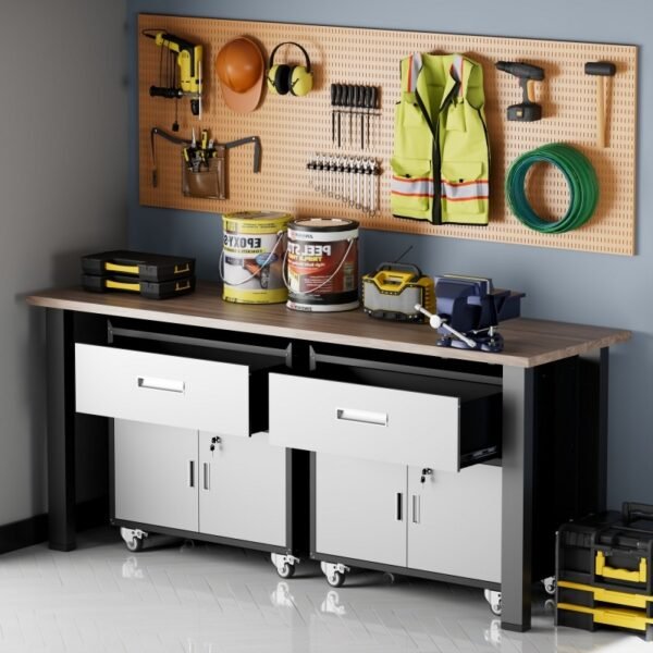 Metal Garage Cabinet, Rolling Tool Box With Wheels, Banned Platform Temu - Image 10