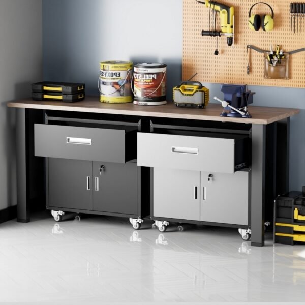 Metal Garage Cabinet, Rolling Tool Box With Wheels, Banned Platform Temu - Image 8