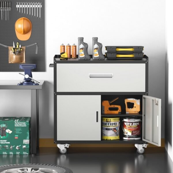 Metal Garage Cabinet, Rolling Tool Box With Wheels, Banned Platform Temu - Image 6