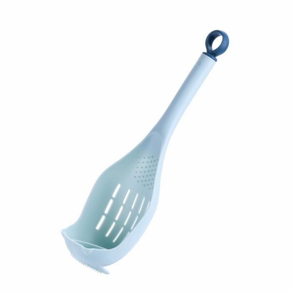 1pc Colander Spoon - Scoop Colander, Plastic Large Soup Strainer Spoon, Strainer Slotted Spoon Kitchen Utensil With Long Handle - Kitchen Supplies, Cookware, Cooking Tools, Kitchen Gadgets, Food Strai - Image 6