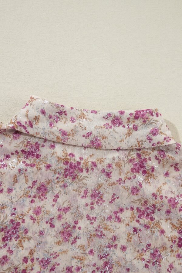 SYNZ Printed Collared Neck Long Sleeve Shirt - Image 7