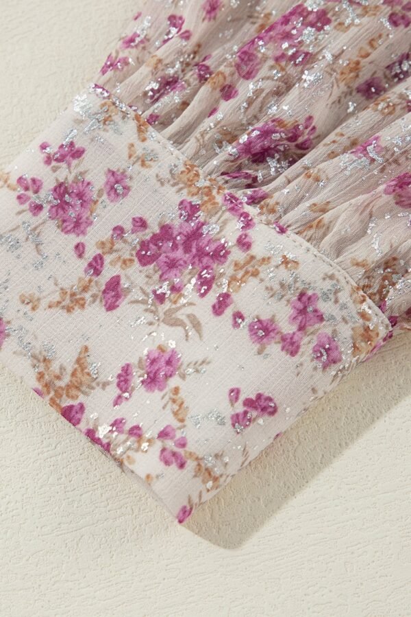 SYNZ Printed Collared Neck Long Sleeve Shirt - Image 4