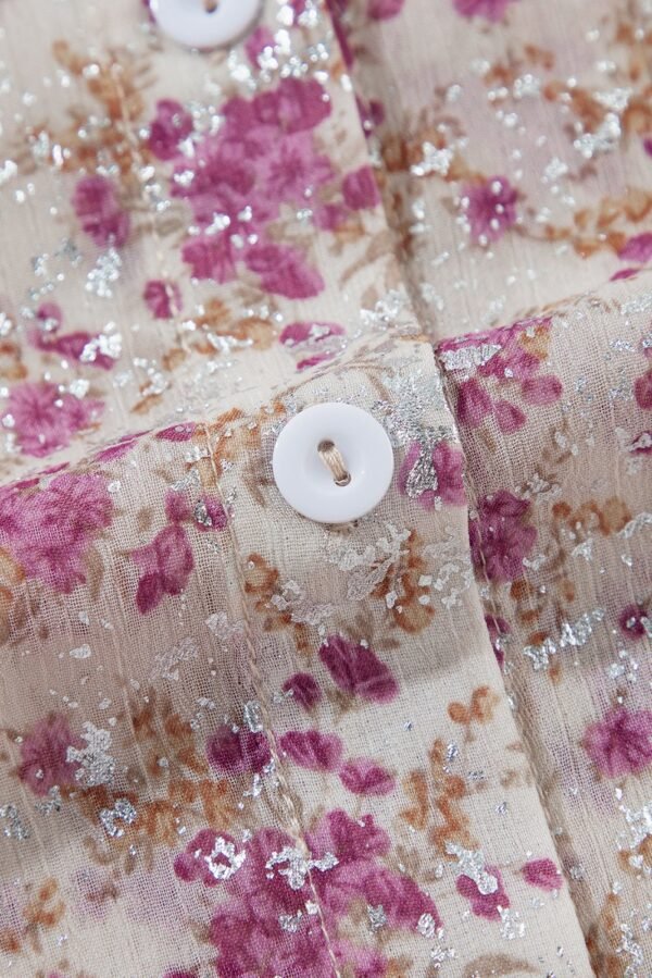 SYNZ Printed Collared Neck Long Sleeve Shirt - Image 6