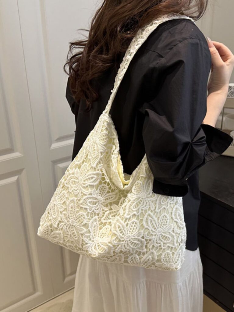 Prestige Luggage & Handbags Lace Pattern Shoulder Bag
