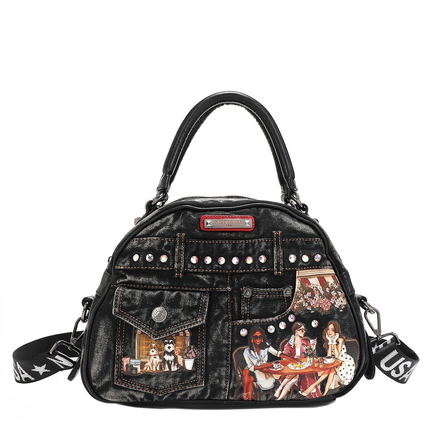 Denim Sisters Secret Dome Handbag