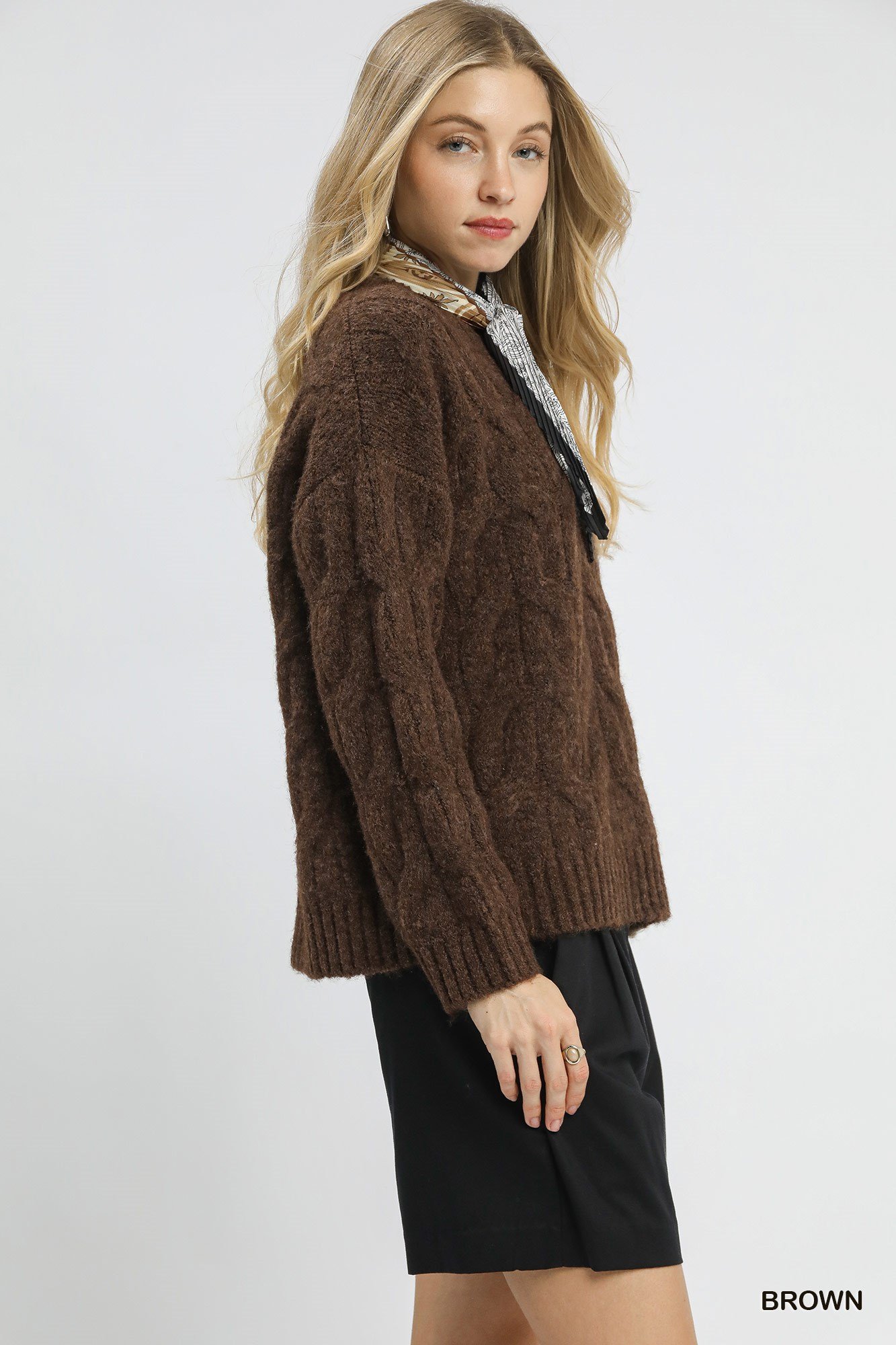 Cable Knit Cozy Sweater